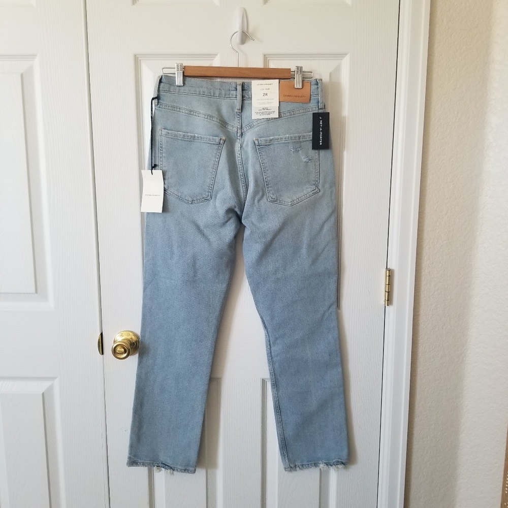 Citizens of Humanity Jolene High Waist Size 28 Ace High Wash Light Denim - Picture 6 of 8
